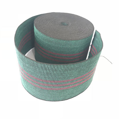 Trung Quốc 40% độ giãn dài của dây đai vải polyester độ bền cao 8cm màu xanh lá cây nhà cung cấp